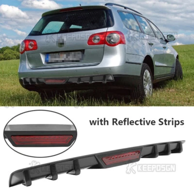 Difusor trasero parachoques alerón labio para Volkswagen Passat B7 B8 CC 34" Foto 1 de 4