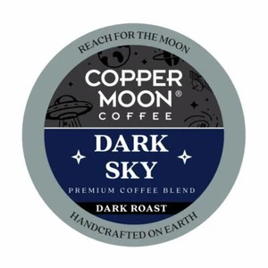 Copper Moon Dark Sky Blend Coffee 20 to 144 K cups Pick Any Size FREE SHIPPING - Picture 1 of 4