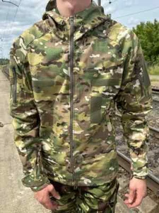 Multicam Rip Stop Taktikjacke, leichte Multicamjacke, wasserdicht Ripstop - Bild 1 von 1