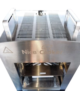 Gas Edelstahl Steakgrill Hochtemperatur Gasgrill bis 800° Grill + Druckminderer - Bild 1 von 8