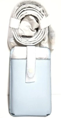 Michael Kors Saffiano Leather Smartphone Crossbody Bag Vista Blue 35R3GTVC2L NWT - Image 1 of 4