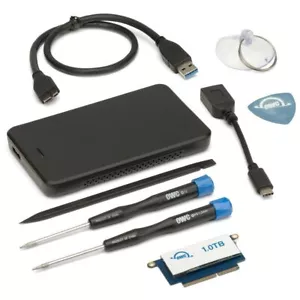 OWC 1.0TB Aura Pro NT Kit di aggiornamento SSD NVMe ad alte prestazioni con USB 3.0 da 2TB - Foto 1 di 2