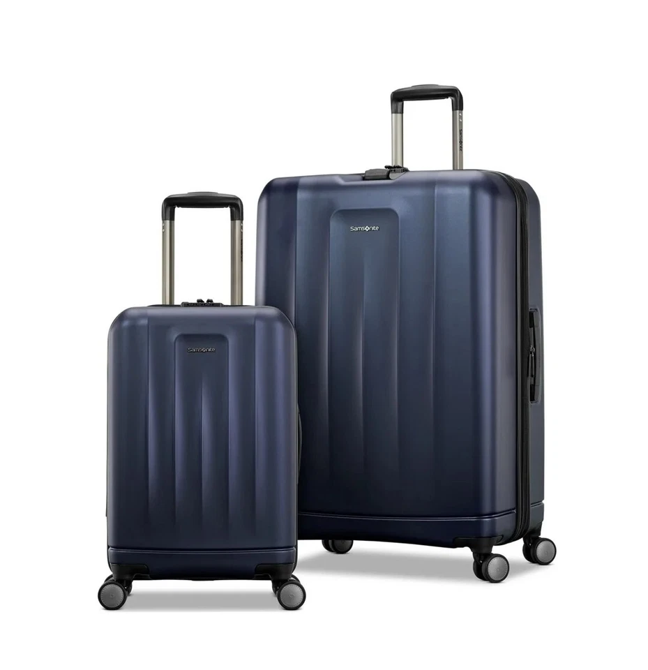 Samsonite 148462-1041 Ridgeway 2 Hardside Spinner Luggage Set 2 Piece Navy