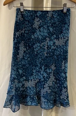 Falda Deslumbrante Floral Vintage Filadelfia California Y2K Talla Mediana Foto 1 de 4