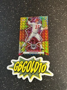 2022 Panini Mosaic - Len Dawson #237 Choice Red Yellow /80 - Picture 1 of 2