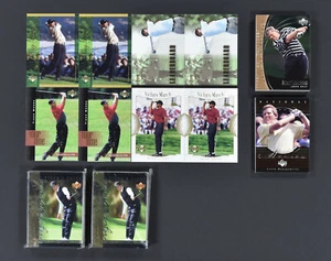 2001 Upper Deck Tiger Woods Tigers Tales Stat Leader Victory RC Rookie Card Lot - Picture 1 of 5