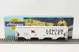 HO Athearn / Bev-Bel 650-2 54' PS Ribside Hopper Lehigh Valley LV 51207 White - Picture 1 of 9