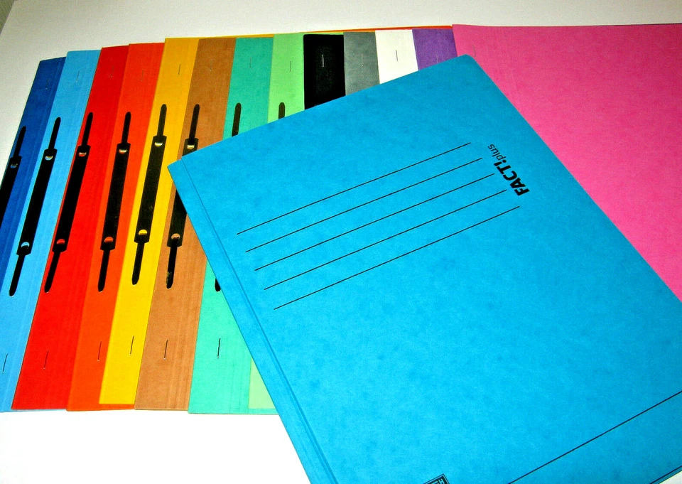 Schnellhefter Pappe,A4, Brunnen fact plus, 375 g/m², freie Farbwahl