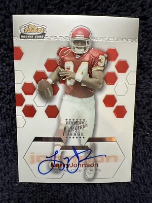 2003 Topps Finest - Rookie #125 Larry Johnson /999 (AU, RC) - Image 1 of 4