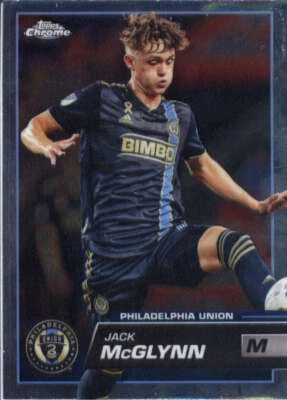 2023 Topps Chrome MLS #1 Jack McGlynn Philadelphia Union - Image 1 of 2