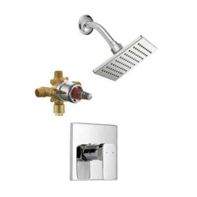 Design House Karsen Single Handle Tub&Shower Faucet Trim Kit-Chrome 547711 - Image 1 of 4
