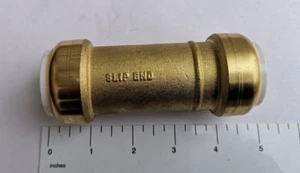 1-25 PCS. 1" PVC X 1" PVC PUSH FIT SLIP COUPLING, UIP3020A - Picture 1 of 3