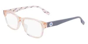 Converse CV5020Y 684 Clear Pink Square Plastic Eyeglasses Frame 50-16-135 - Picture 1 of 2