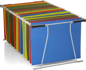 Universal Hanging File Frame, Letter and Legal Size, Rails 24 to 27, Steel, 1... - Picture 1 of 11
