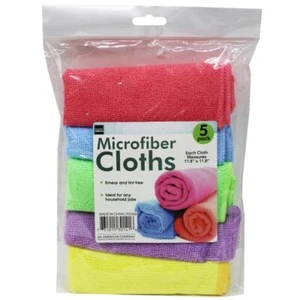 5 Pack 11.8" x 11.8" Microfiber Multi-purpose Cloth Set - Picture 1 of 1