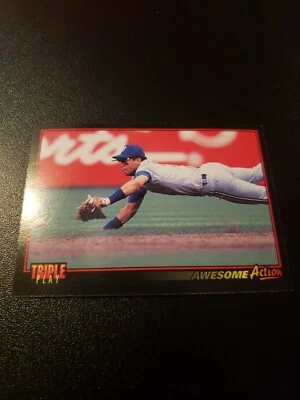 1993 TRIPLE PLAY ROBERTO ALOMAR #200 BLUE JAYS - Image 1 of 2