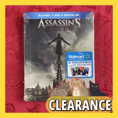 ASSASSIN'S CREED (2017) Steelbook, DVD/BluRay, Michael Fassbender, Jeremy Irons - Image 1 of 4