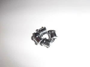 4 New Shimano Triple 4-Bolt Standard Silver Steel Outer Bicycle Chainring Bolts - Picture 1 of 3