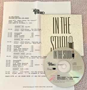 Eddie Money No Control "In The Studio" Radio Show # 229 - 11/9/92 with Cue Sheet - Bild 1 von 11