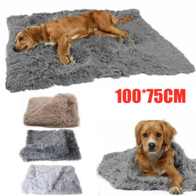 DDDNU168 Pet Dog Cat Fleece Blanket Thick Warm Soft Fluffy Throw Mat Washable Blanket