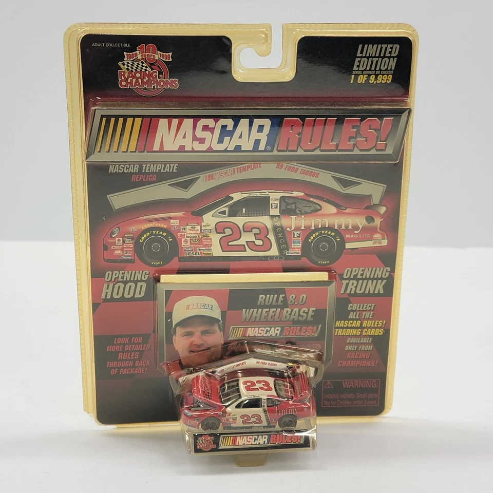 Racing Champions NASCAR Rules1 64 Die Cast Rule #4 Car Weight Ricky Rudd E19