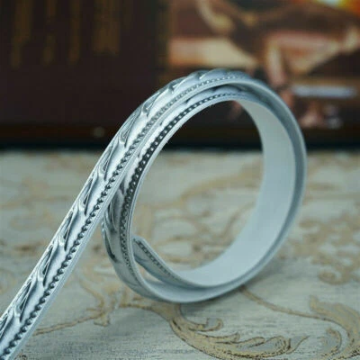 Pegatina de borde de pared 5m X 2cm 3D floral zócalo papel tapiz decoración borde espejo Foto 1 de 4