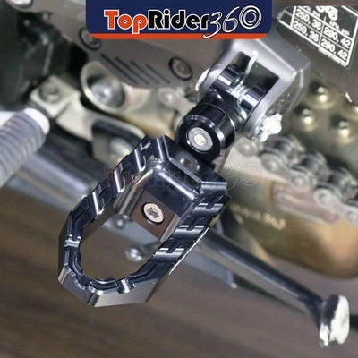 BLACK 25mm Extended BUZZ Front Foot Pegs For Kawasaki ZX9R ZX-900 NINJA 98-03 02 - Imagem 1 de 4