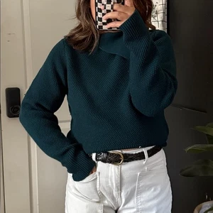 Jonathan Simkhai Adrienne Pullover Rollkragen türkis strukturiert. M - Bild 1 von 11