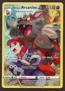Pokemon TCG - Hisuian Arcanine Ultra Rare SWSH11: Lost Origin Trainer Gallery TG - Picture 1 of 2
