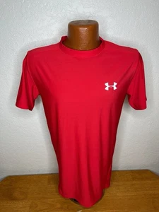Herren Under Armour Compression Heat Gear S/S Sport T-Shirt XL Extra Large Rot - Bild 1 von 5