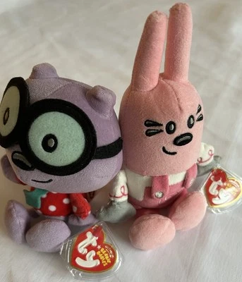 NUEVO 2008 Ty Beanie Baby Widget & Walden Wow Wubbzy Peluche Juguete Regalo Foto 1 de 4