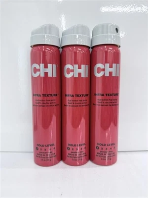 CHI Infra Texture Hair Spray-Thermal Protection- Travel Size - 2.6oz - 3pc Combo - Image 1 of 2