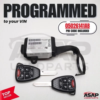 ⚡ VIN PROGRAMMED PLUG & PLAY IMMOBILIZER GRAND CARAVAN TOWN & COUNTRY 05026141AB - Image 1 of 4