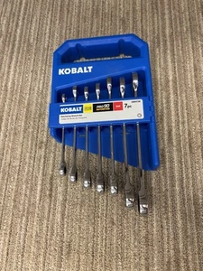 KOBALT PRO 90 #2884736 7 PIECE RATCHETING WRENCH SET NEW - FREE SHIPPING - Picture 1 of 6