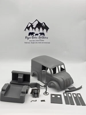 1/25 Scale “ Divco Milk Truck ” Body 3D Printed Hot Rod Rat Rod Burb Bomb Panel - Image 1 of 2
