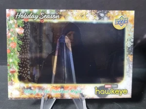 JEREMY RENNER as Hawkeye 2023 Upper Deck Hawkeye Film Cell Holiday Season - Picture 1 of 4