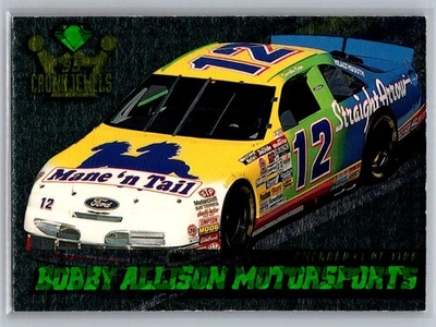 1995 Wheels Crown Jewels #44 Bobby Allison Motorsports Emerald #/1199 - Image 1 of 2