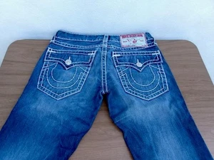 TRUE RELIGION *BILLY SUPER T*  DENIM JEANS SIZE 32 X 34 - Picture 1 of 17