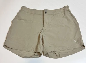 The American Outdoorsman Shorts Woman Large Khaki Casual Workout Hiking Curved - Picture 1 of 8