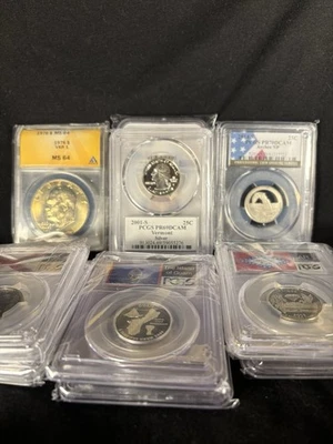 $20 Mystery Graded Coin – Random PCGS / NGC / ANACS / ICG Slab - Image 1 of 4