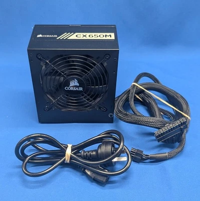 Corsair CX Series CX650M 650W 80 Plus Bronze Modular Power Supply - CP9020103NA - Image 1 of 4