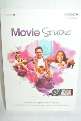 NEW- Sony Movie Studio - version 11- Audio/Video Authoring - Image 1 of 4