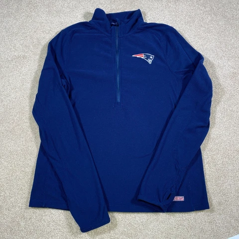 New England Patriots Sweater Women Medium Vineyard Vines NFL Football Pullover Cover