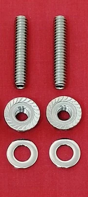 KIT PERNOS TERMOSTATO FORD 260 289 302 351W 351C 351M 429 460 FE INOXIDABLE Foto 1 de 2