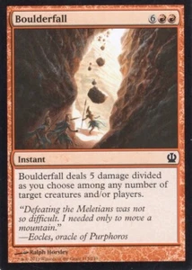 2X BOULDERFALL 115/249 THEROS MTG MAGIC LP X2 - Picture 1 of 1