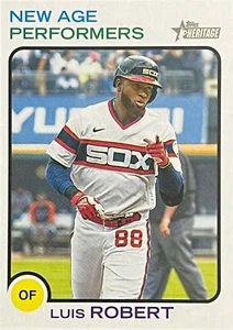 2022 Topps Heritage #NAP-11 Luis Robert - Chicago White Sox - Picture 1 of 1