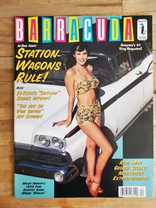 Barracuda Magazine #15 Sabina Kelley RARE 2002 Von Dutch Tiki Stag Pinup VLV - Picture 1 of 6