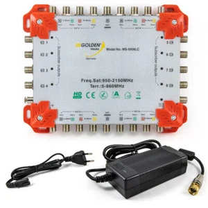 Multischalter 9/8 Verteiler Multiswitch 2 SAT ▶︎ 8 Teilnehmer HDTV 4K Digital GM - Bild 1 von 4