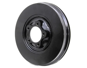 BLACK Cast Iron FRONT BRAKE DRUM for Harley 1949 - 1966 Pan & Shovel Glide - Picture 1 of 3