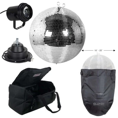Eliminator Iluminación M600EL 16" Espejo Baile Disco Bola con Lámpara y Bolsas Foto 1 de 4